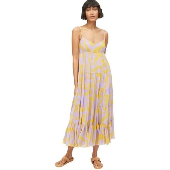 RHODE Josephine Maxi Dress Size Small - Picture 2 of 8